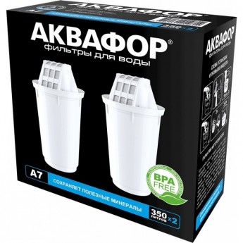 Комплект модулей сменных фильтрующих АКВАФОР А7 (2 шт.) Комплект модулей сменных фильтрующих АКВАФОР А7 (2 шт.)